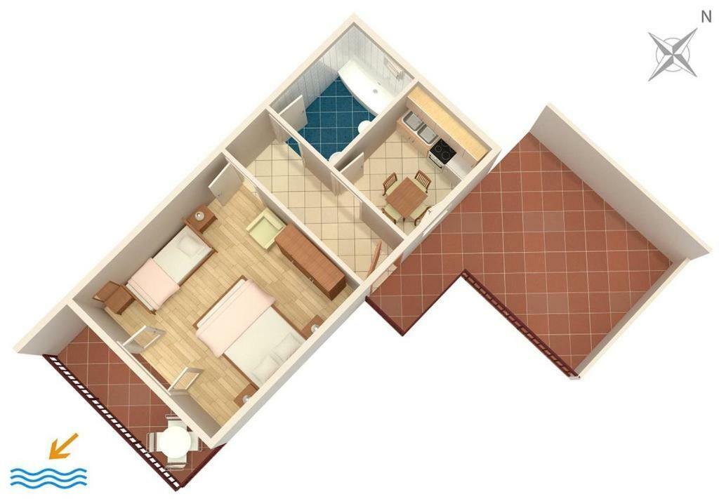 Apartmani Ujdur Омиш Экстерьер фото